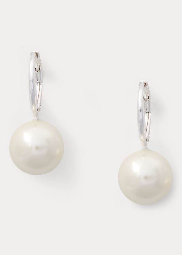 Women's Ralph Lauren Faux-Pearl Drop Earrings | 921456RGV